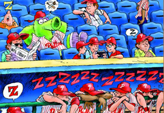 Rich Harrington Makes Headlines as Sports Cartoonist
